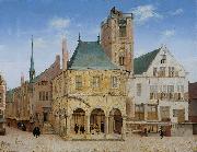Pieter Jansz Saenredam The old town hall of Amsterdam. Sweden oil painting artist